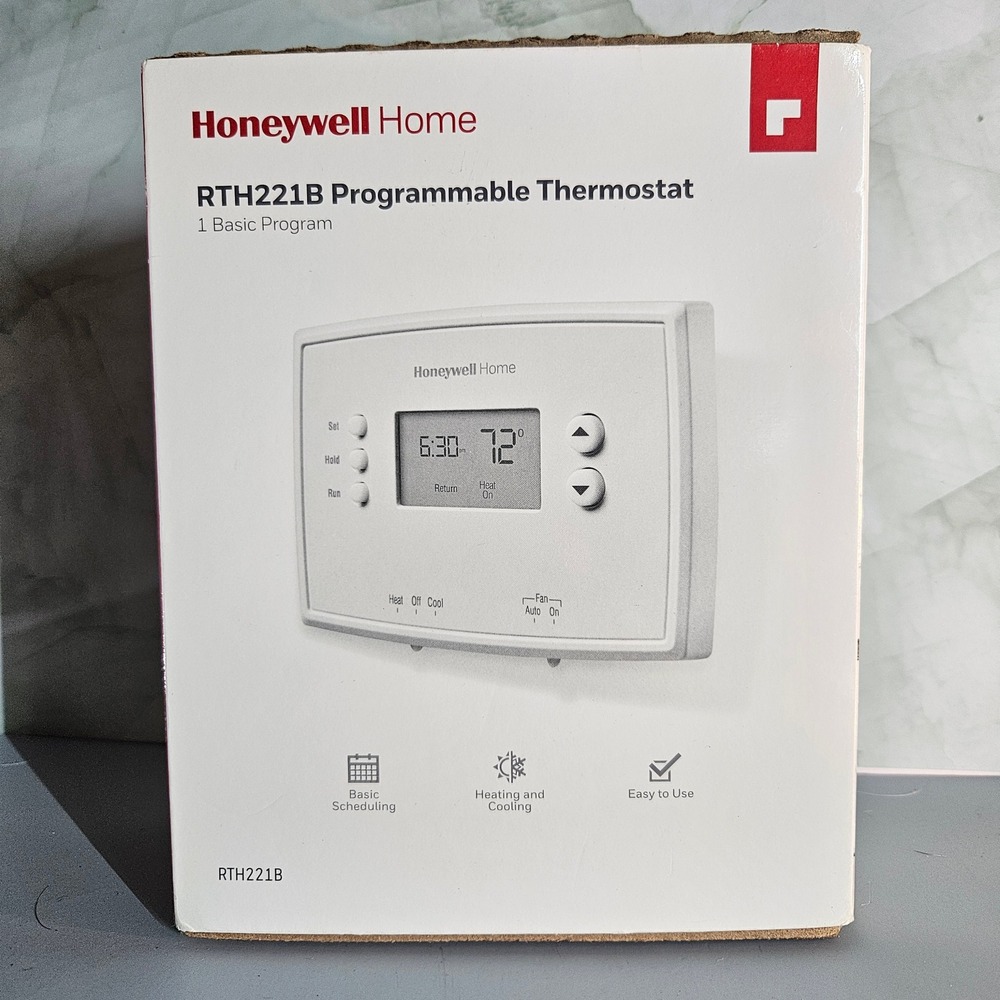 Honeywell Home RTH221B Programmable Thermostat Basic‎ Scheduling